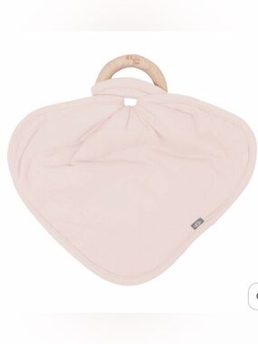 Kyte BABY Blush Bamboo Lovey Designer Baby Security Blanket Beechwood Teether